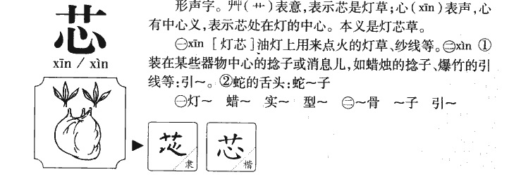 芯